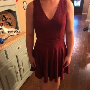 Maroon dress